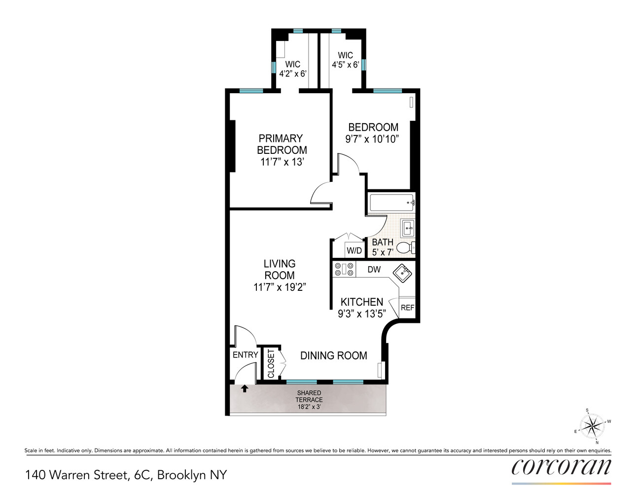 140 WARREN Street 6C