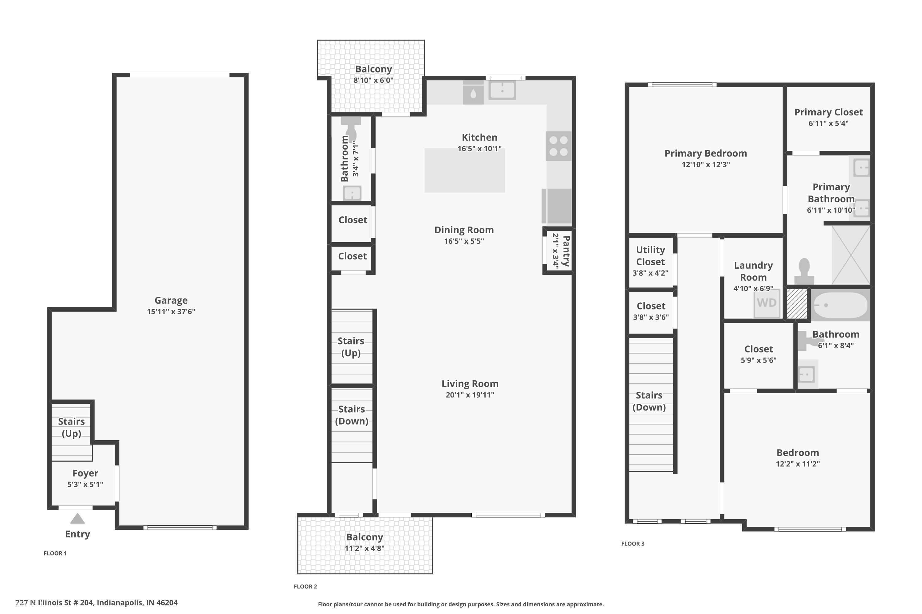 727 N Illinois Street Unit: 204