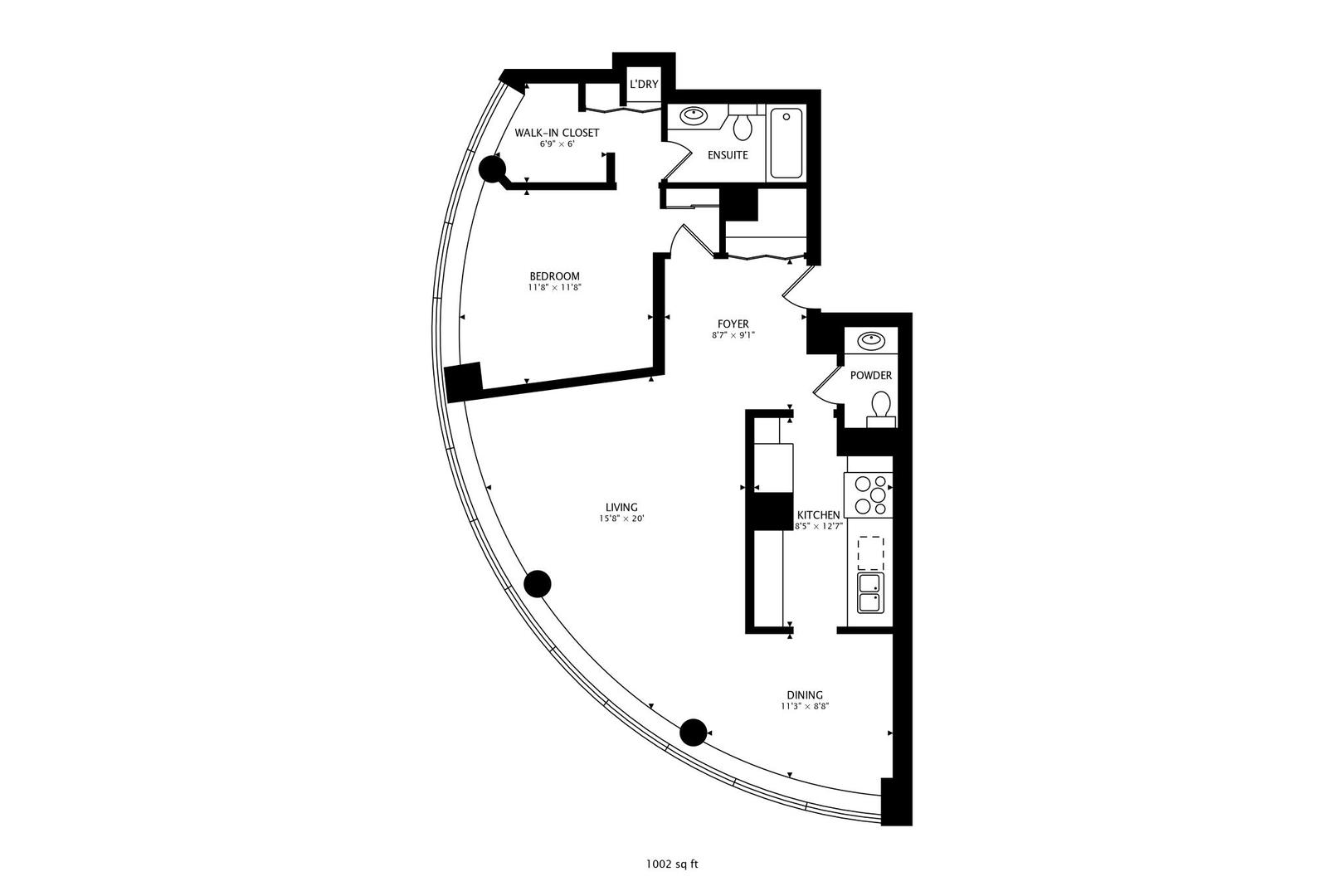155 N HARBOR Drive Unit: 1204