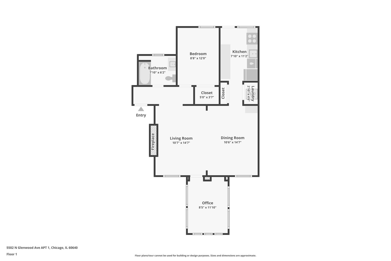 5502 N Glenwood Avenue Unit: 1