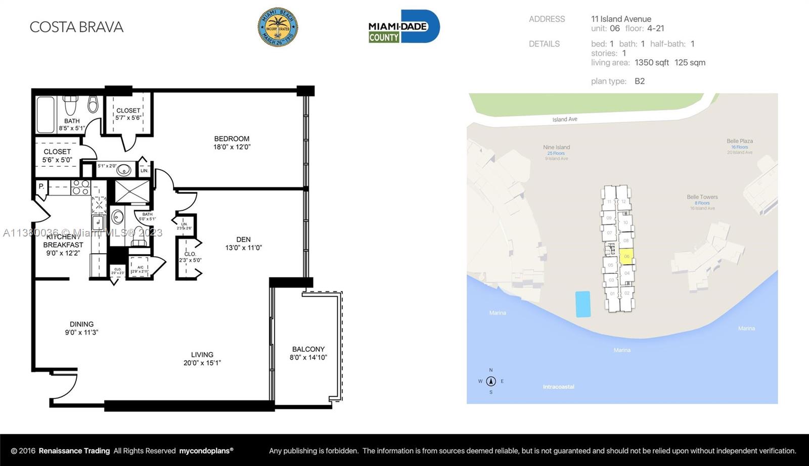 11 Island Ave # 1706