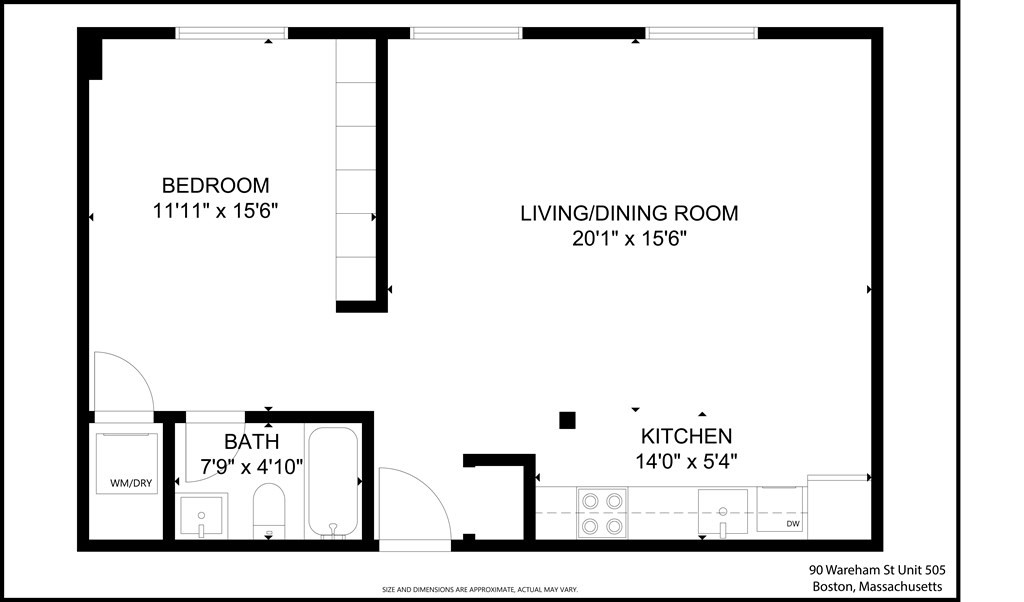 90 Wareham St Unit: 505
