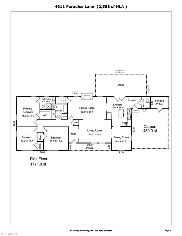 4611 Paradise Lane, Winston-Salem