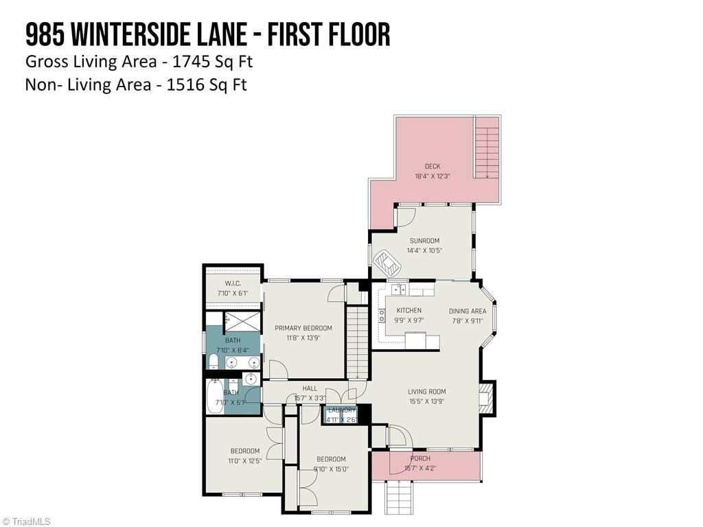 985 Winterside Lane, Winston-Salem