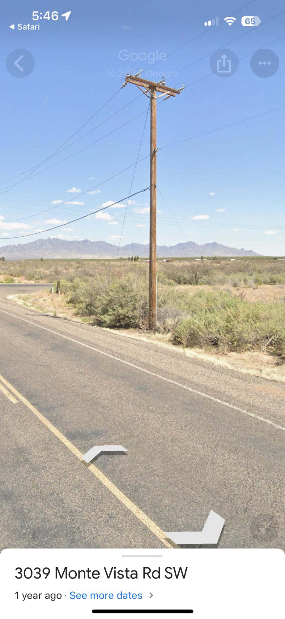 Monte Vista Road SW