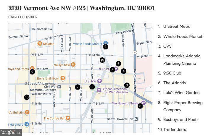2120 VERMONT AVENUE NW Unit: 123