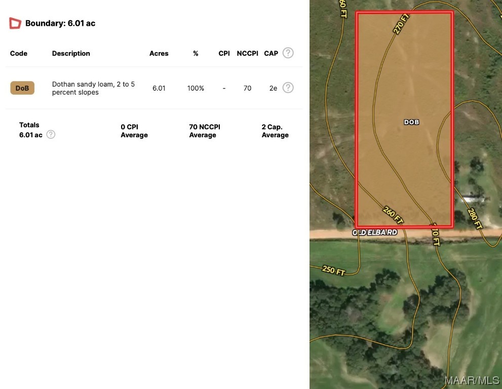 5 acres Old Elba Road