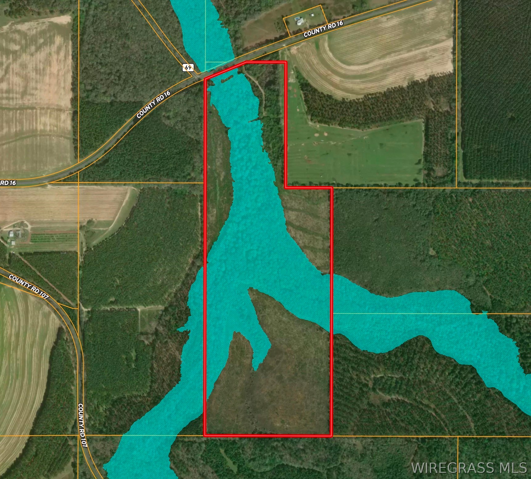 105 Acres County Road 16 .