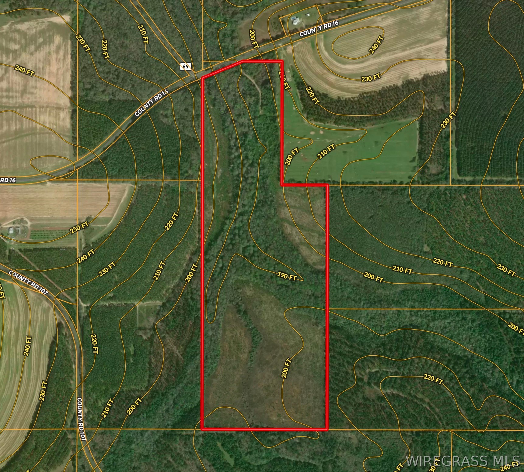 105 Acres County Road 16 .
