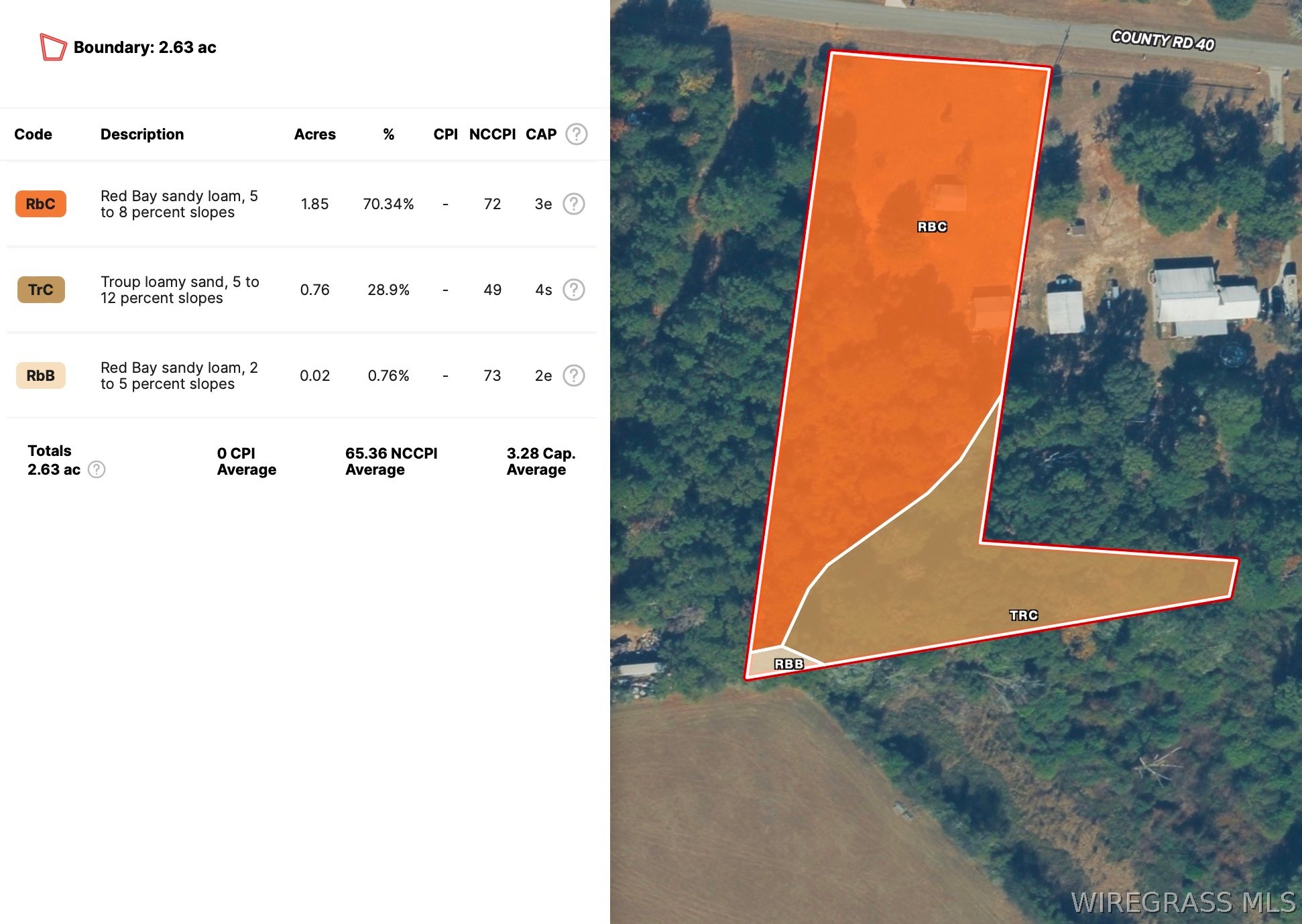 2.73 Acres County Road 40 .