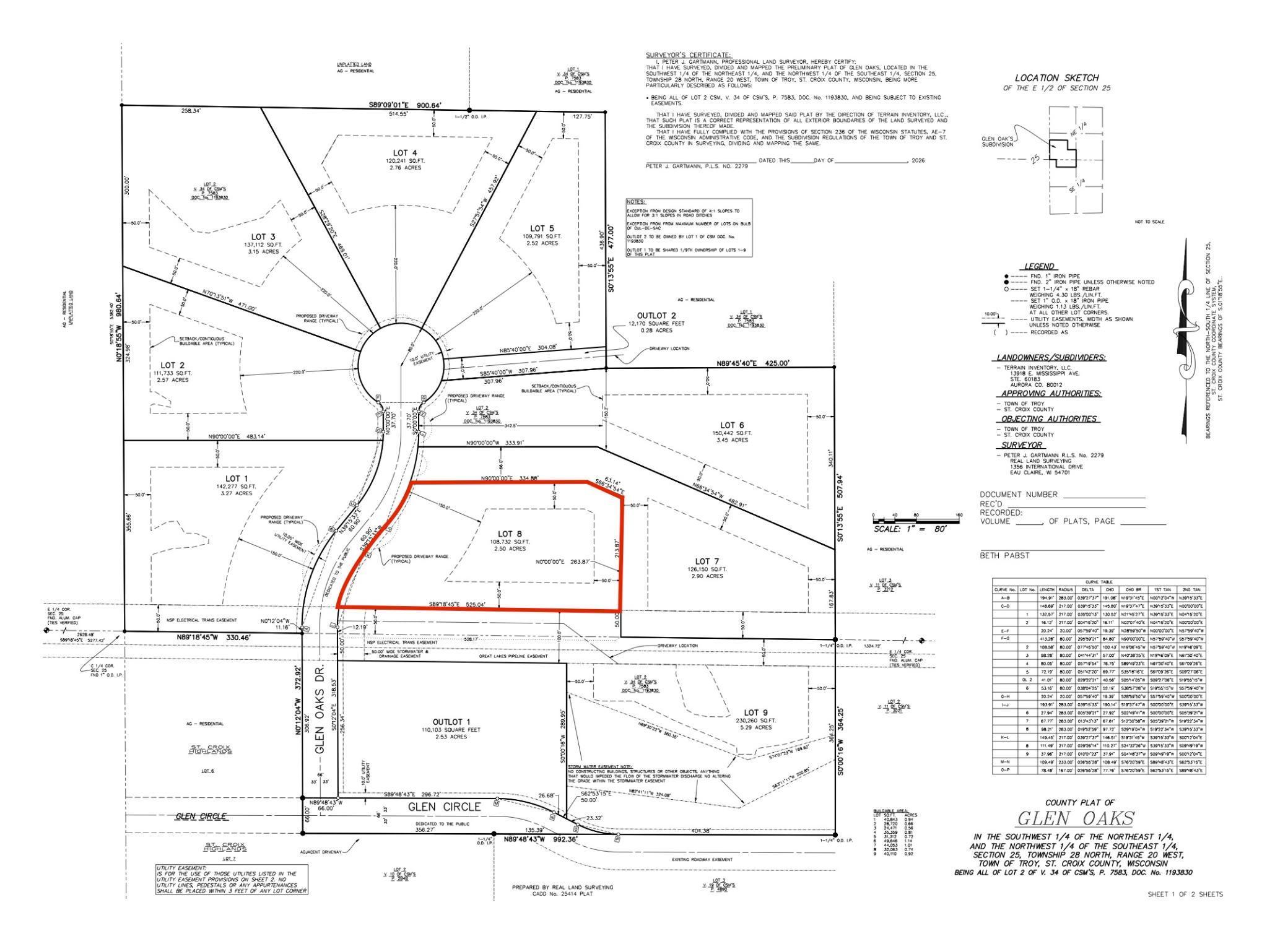 Lot 8 Glen Oaks Drive