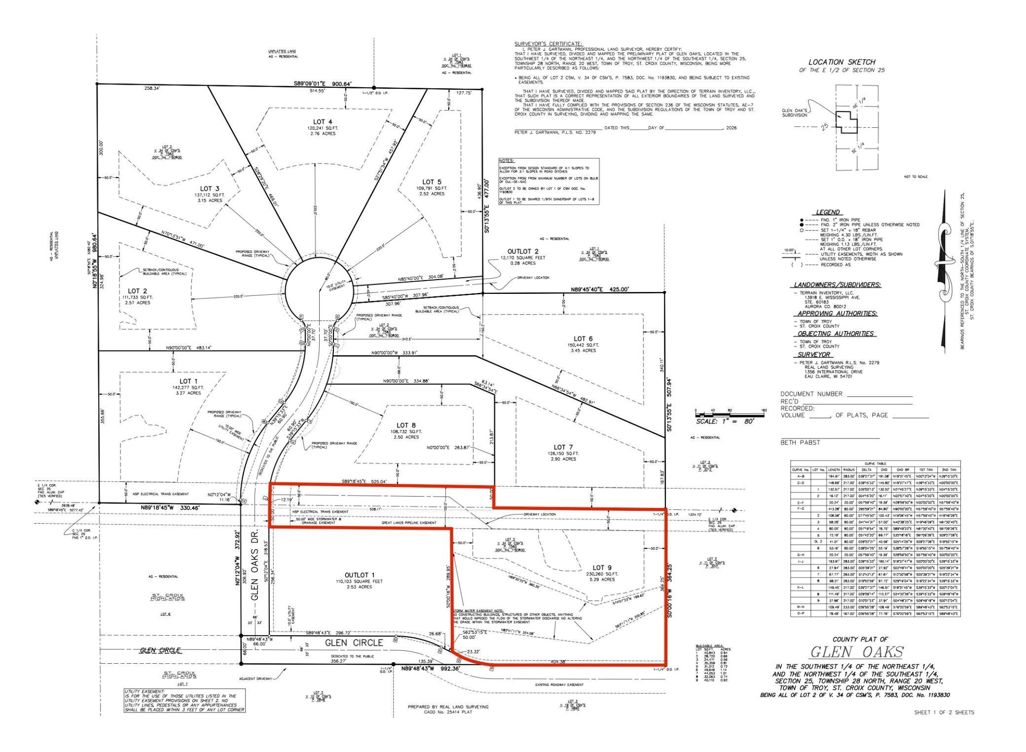 Lot 9 Glen Oaks Drive