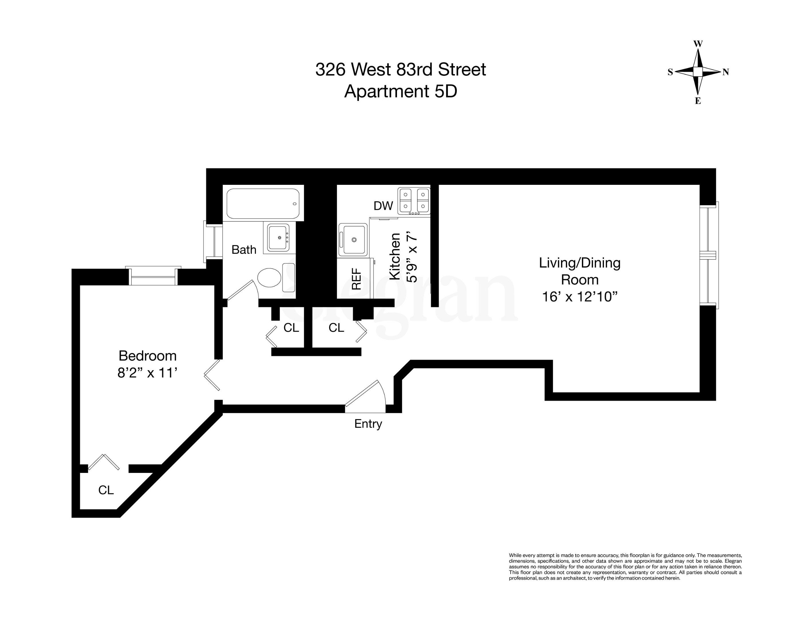 326 W 83rd Street 5-D