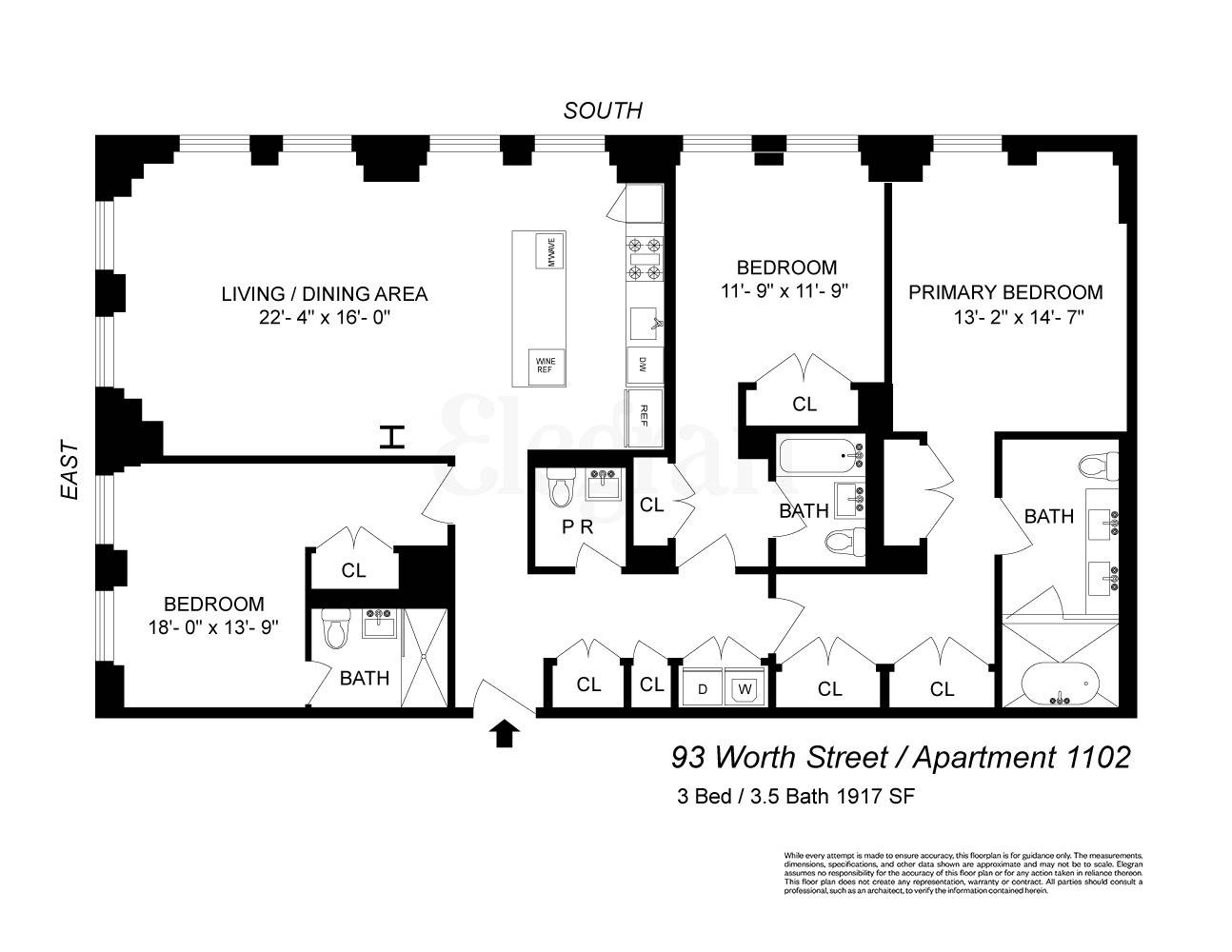 93 Worth Street 1102