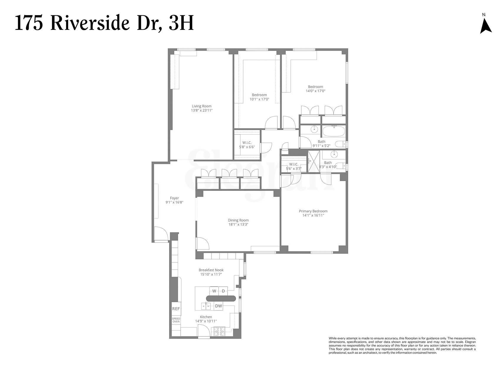 175 Riverside Drive 3H