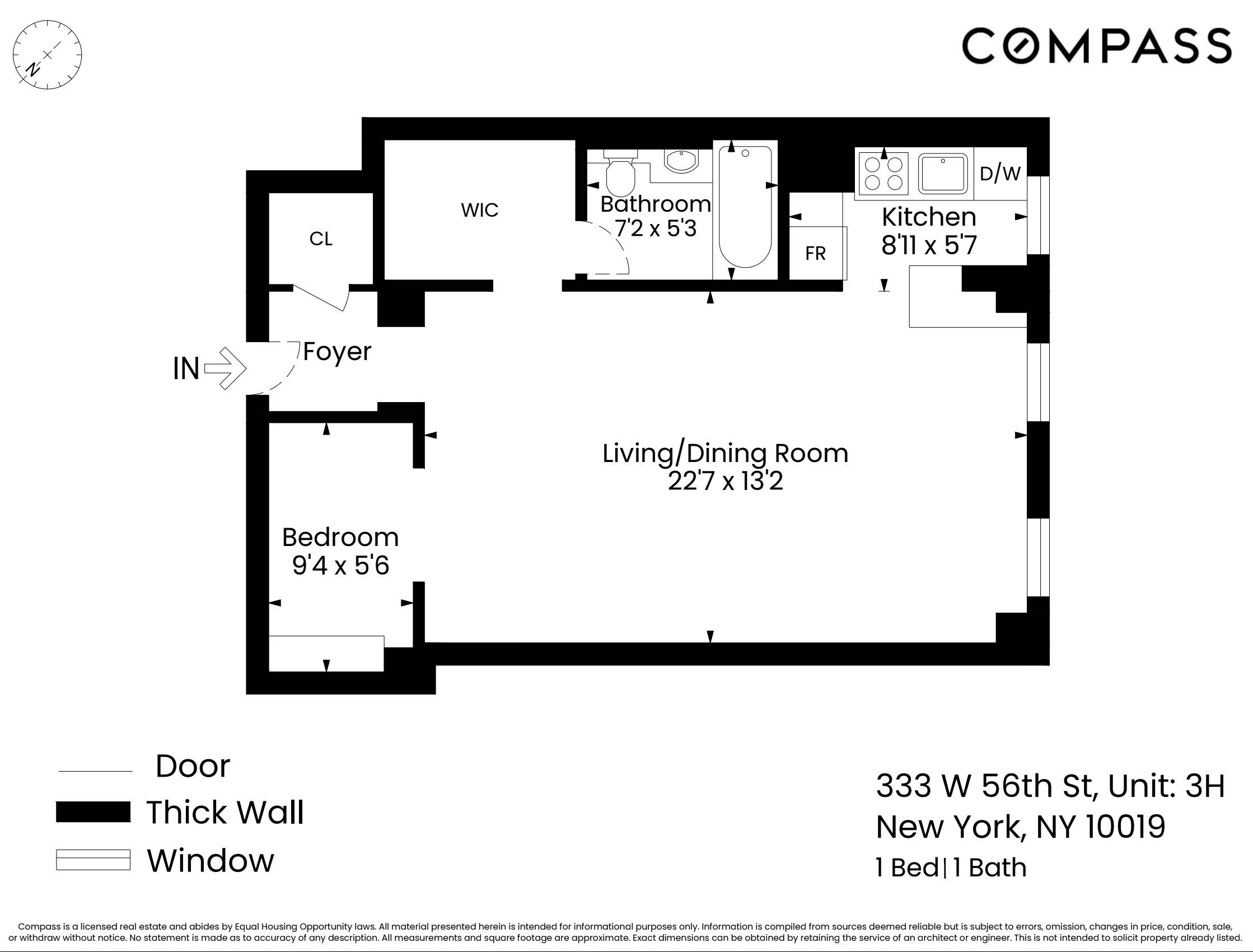 333 W 56th Street 3H