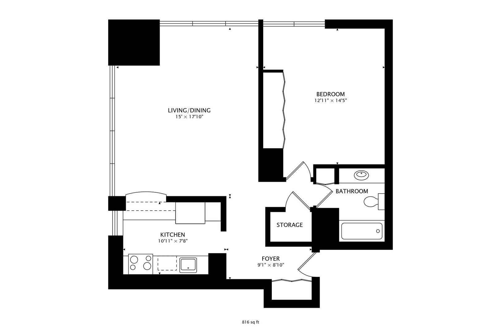 70 W Burton Place Unit: 2601