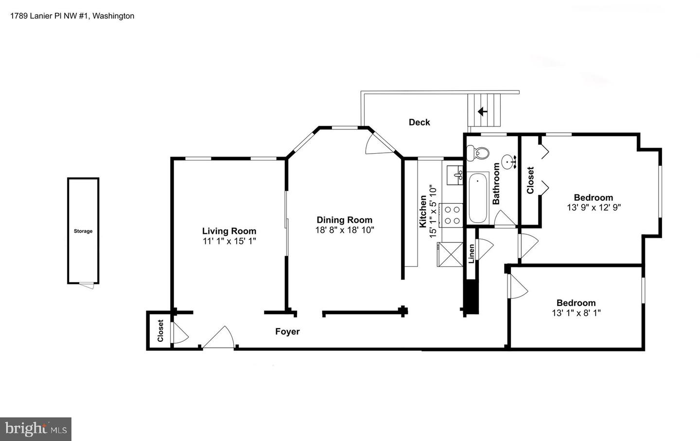 1789 Lanier PLACE NW Unit: 1