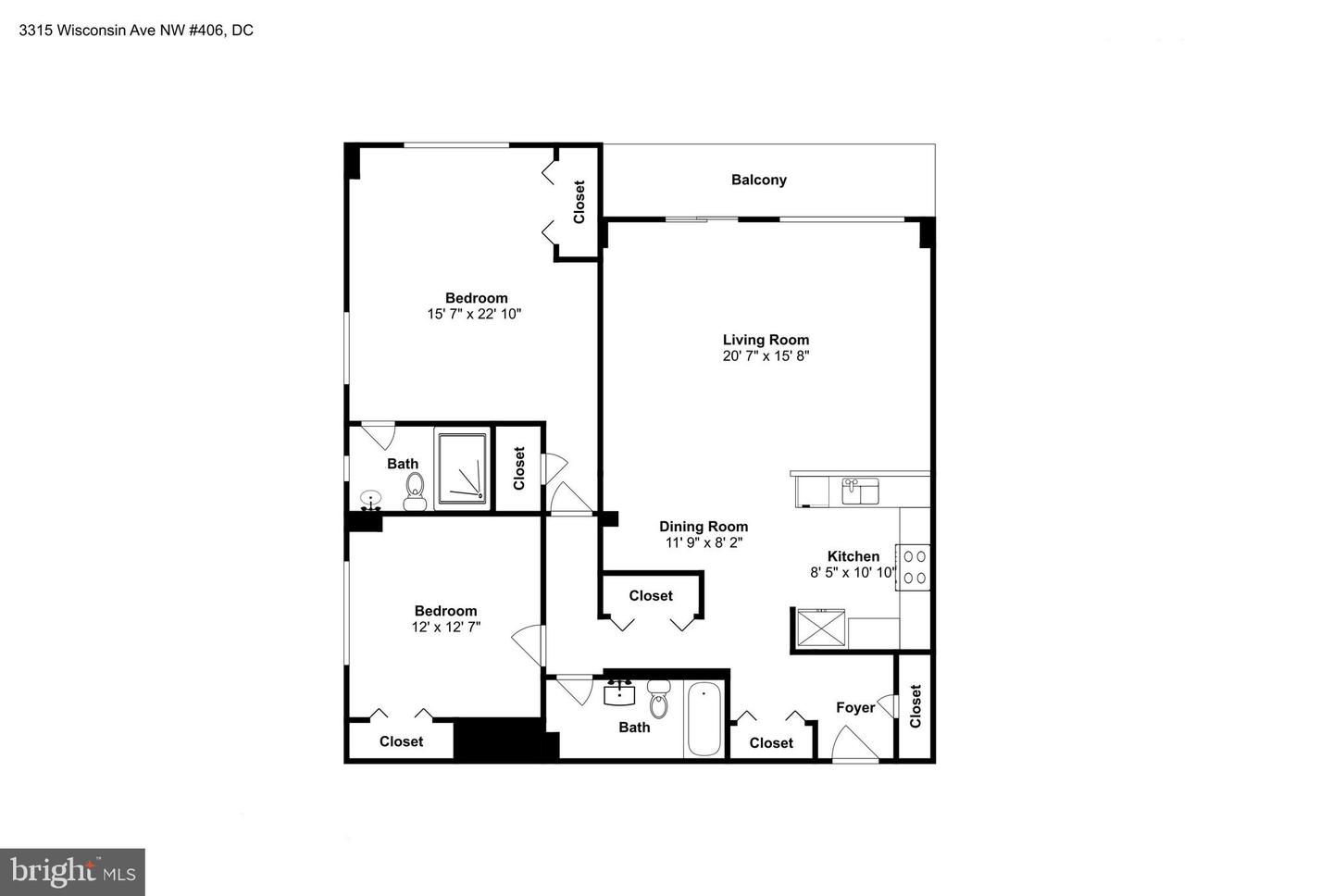 3315 Wisconsin AVENUE NW Unit: 406