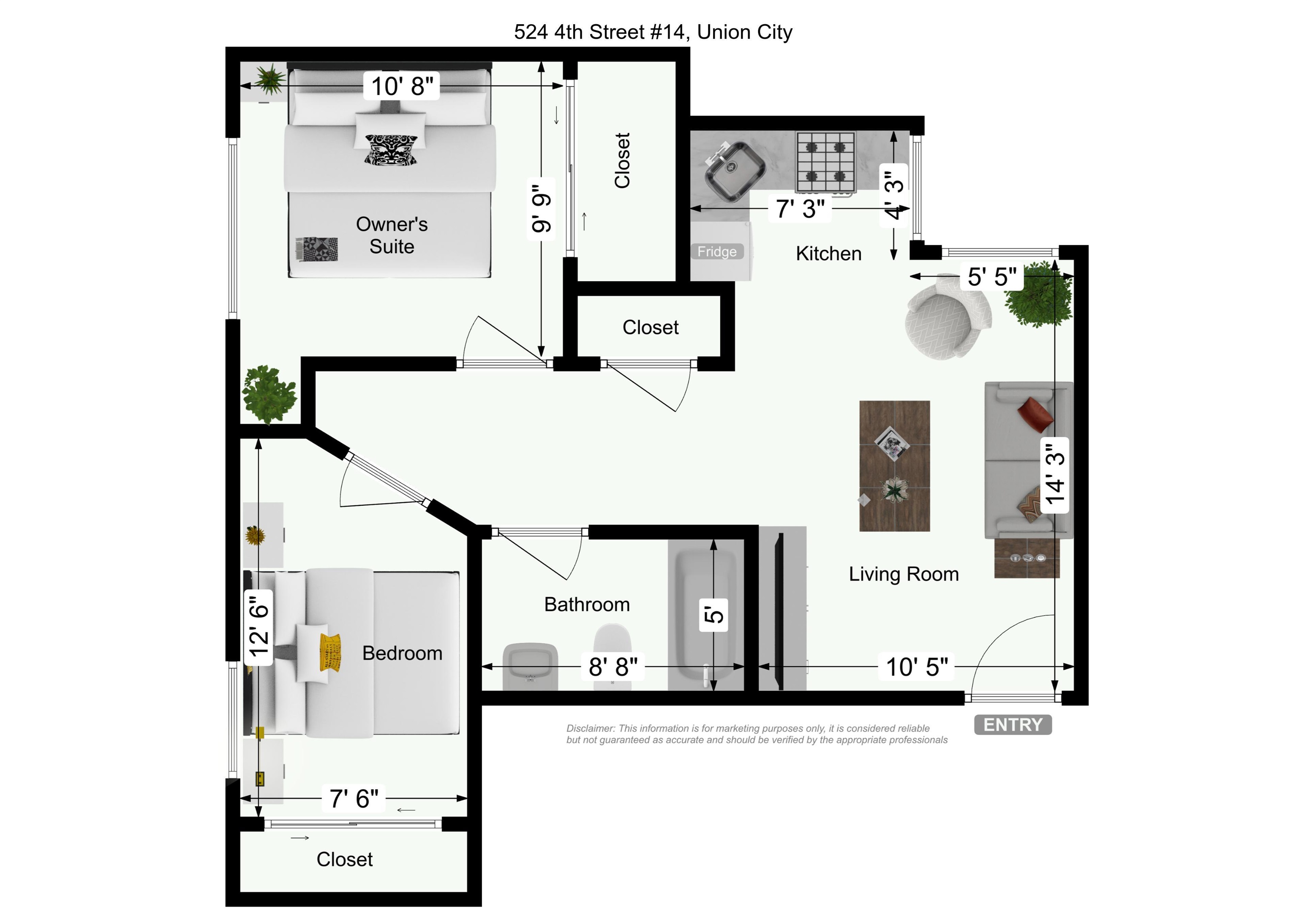 524-526 4TH ST Unit: 14