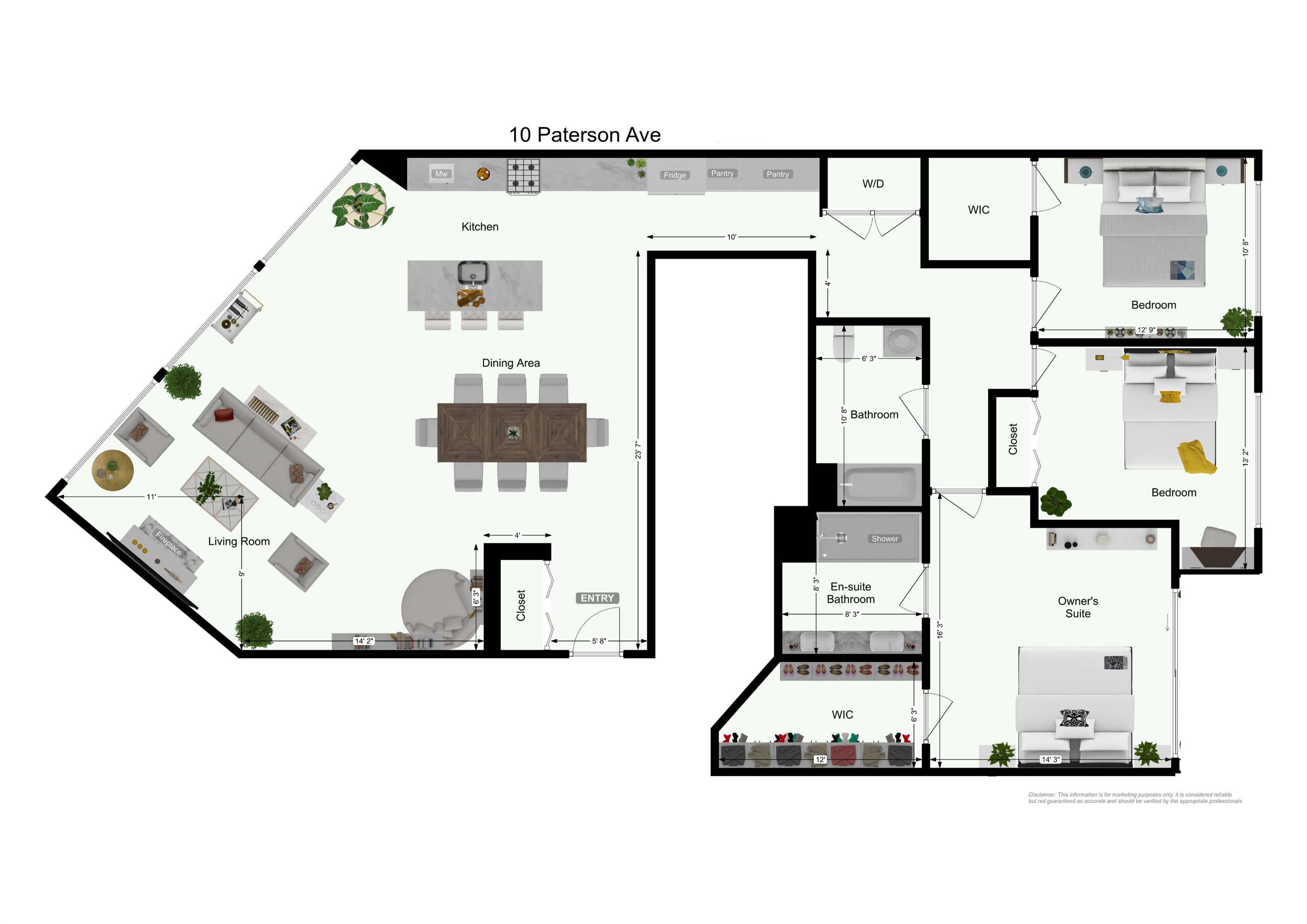 10 PATERSON AVE Unit: 3B