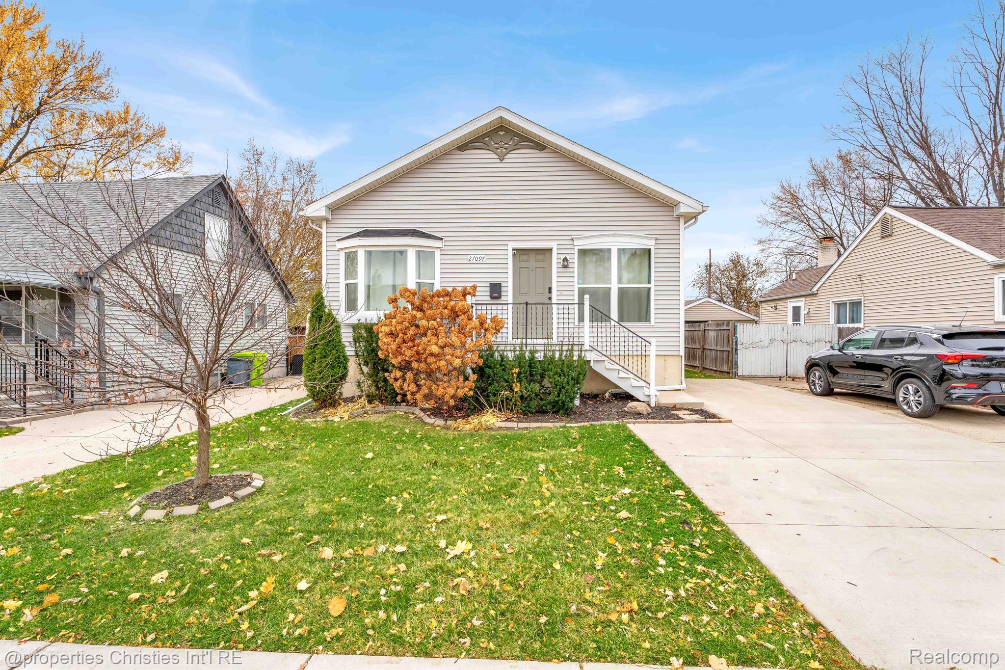 Front exterior in the 4-bedroom Colonial home for sale at 27097 Alger Boulevard, Madison Heights City, MI, listed by SK Group