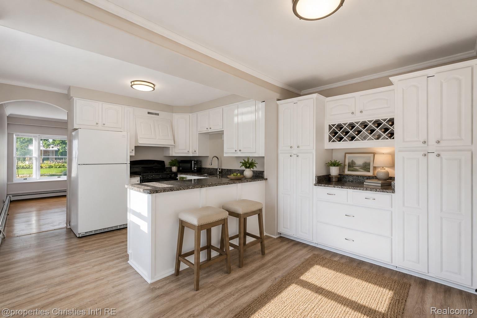 Kitchen in the 4-bedroom colonial home for sale at 2424 Dallas Avenue, Royal Oak, MI, listed by SK Group