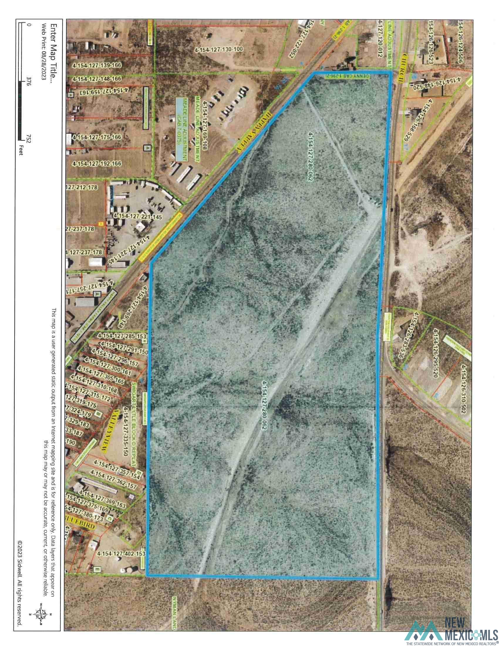 S of 801 Miehls Drive