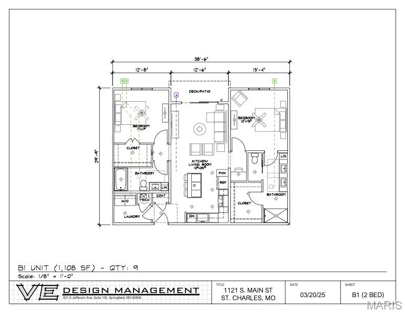 1121 S Main Street Unit: 105