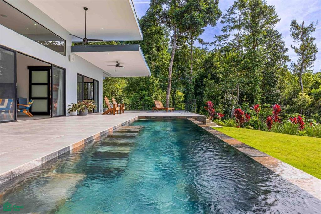 Coastal and Ocean Views Casa Los Delfines One Level Private and Modern Home, Dominical, Quepos, Puntarenas