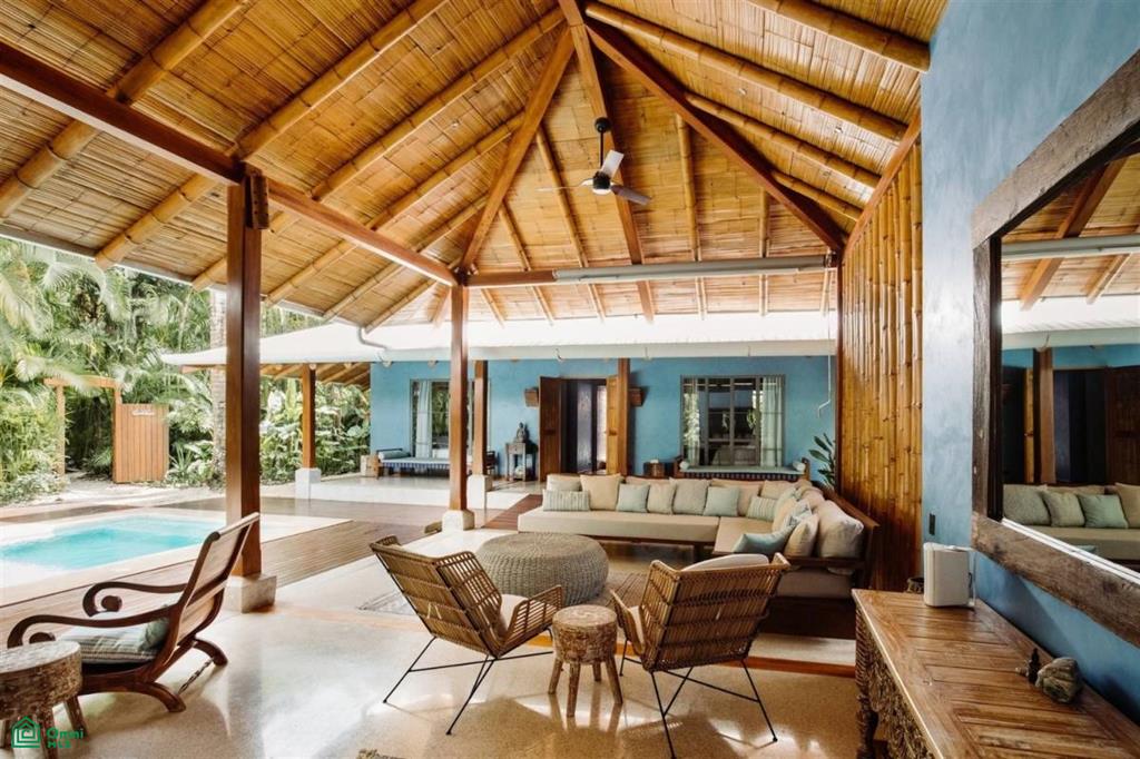Main home with guest house Tropical Home with Garden, Cóbano (C. M. D.)