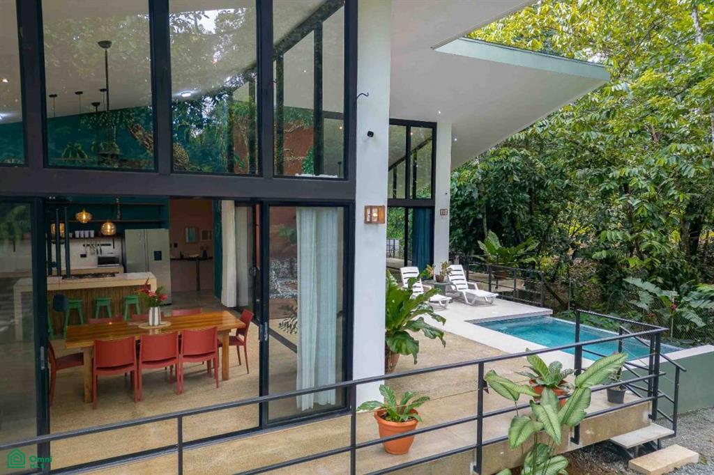 Furnished and Turnkey Home Rainforest Villa with Pool and Creek, Quepos, Quepos, Puntarenas
