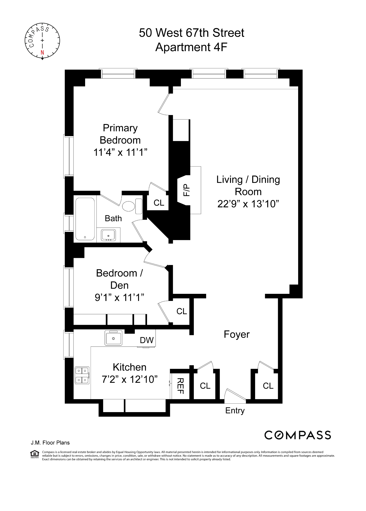 50 W 67th Street 4F