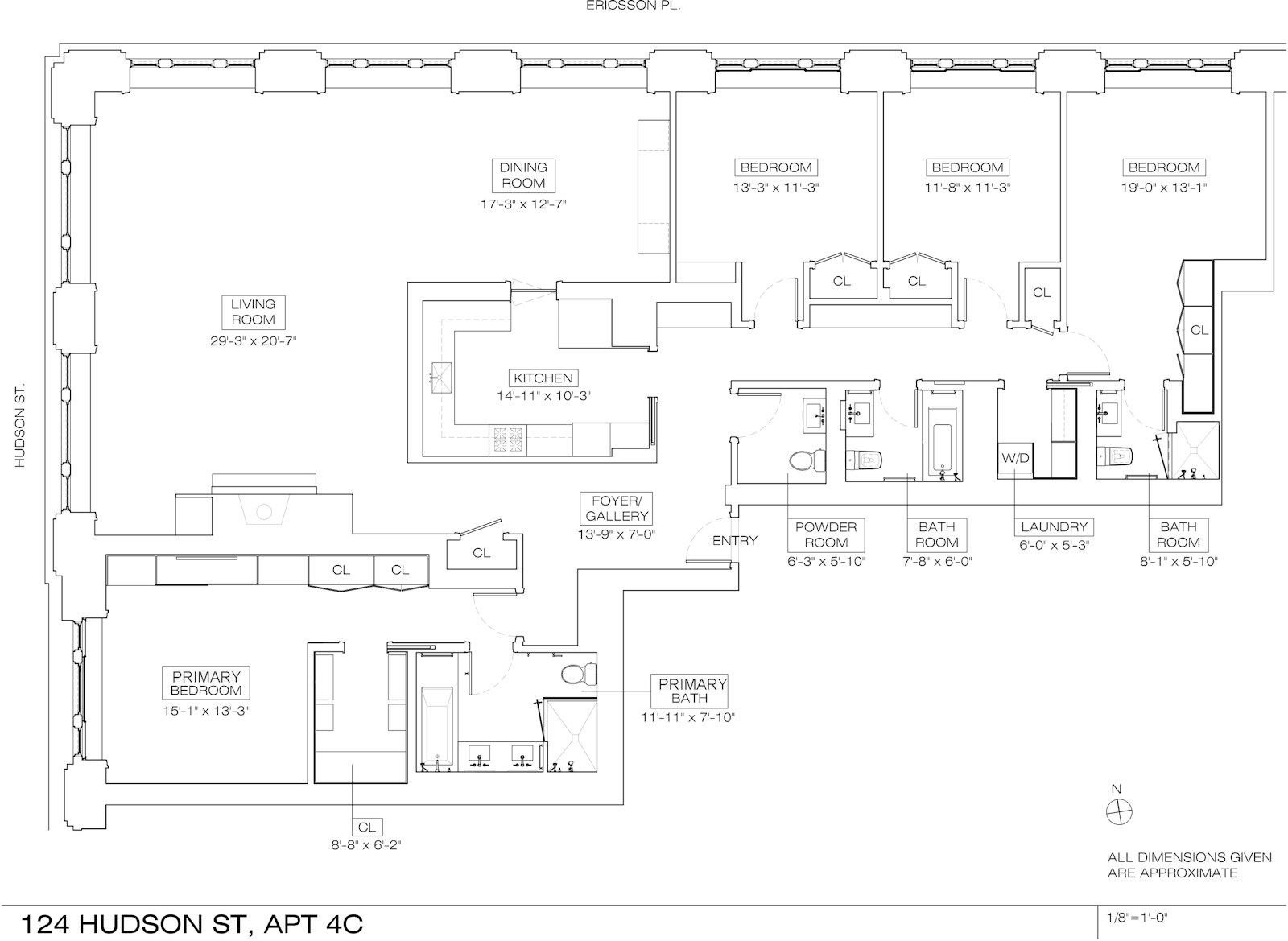 124 HUDSON Street 4C