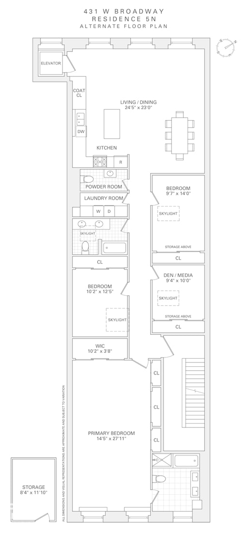 431 W BROADWAY 5N