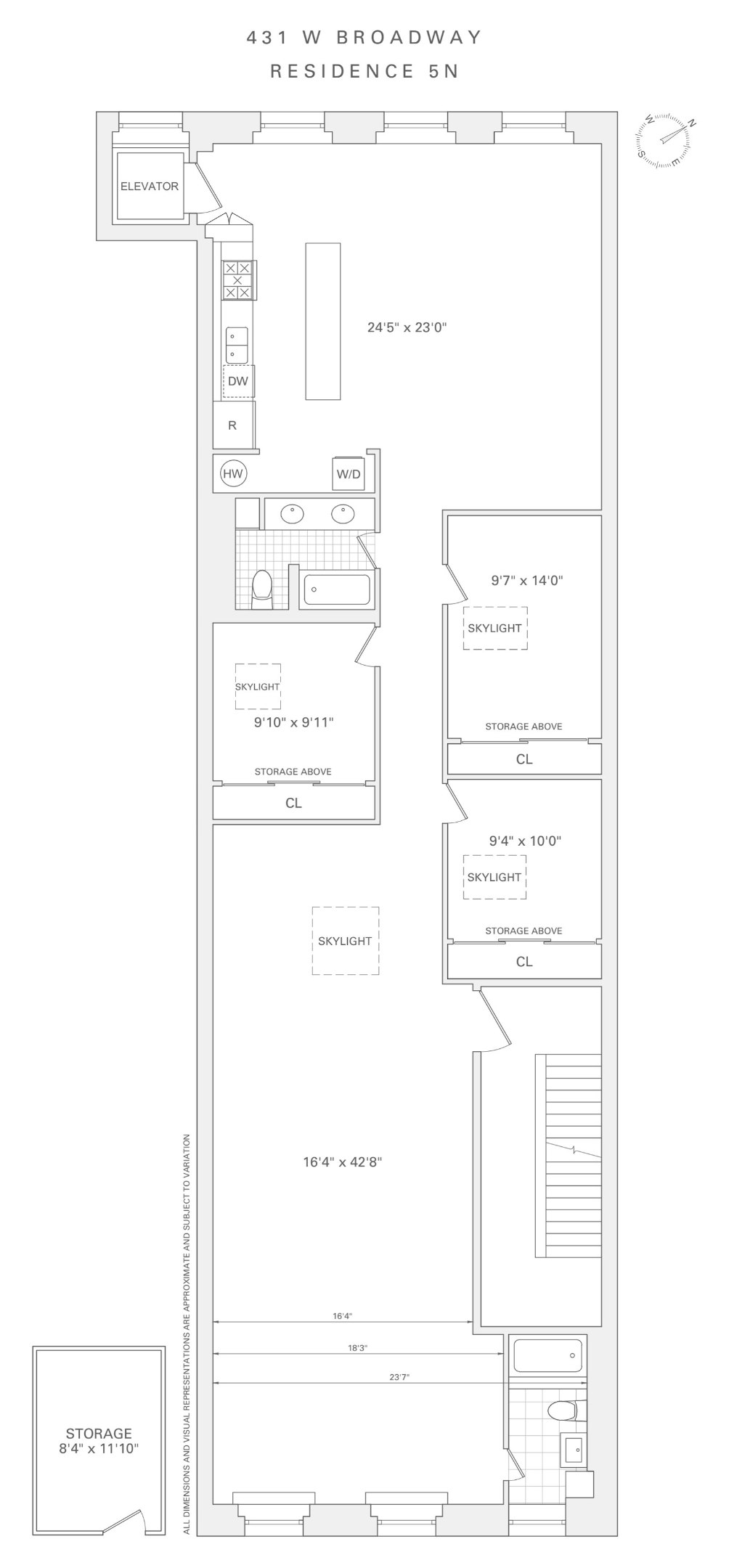 431 W BROADWAY 5N