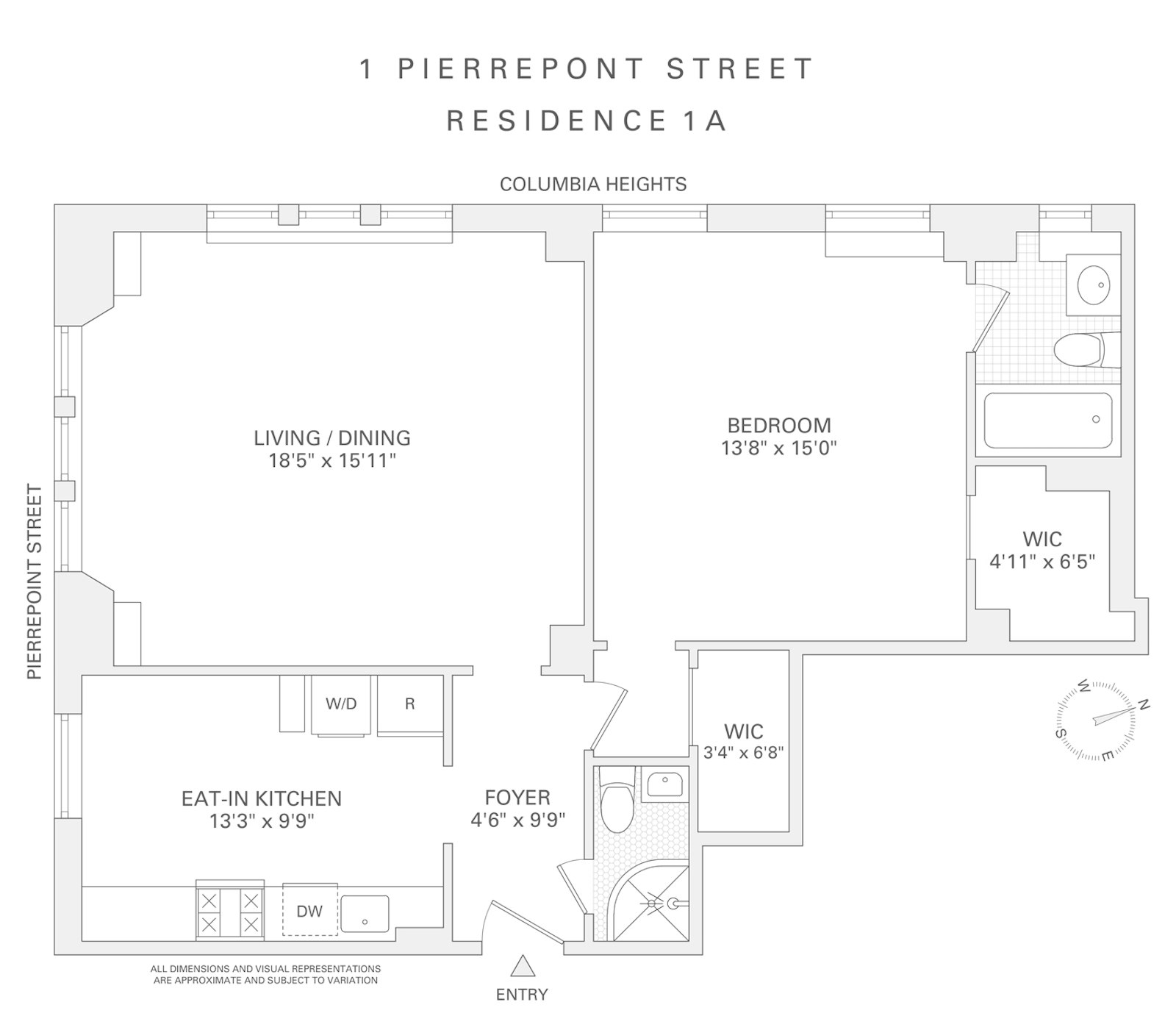 1 PIERREPONT Street 1A