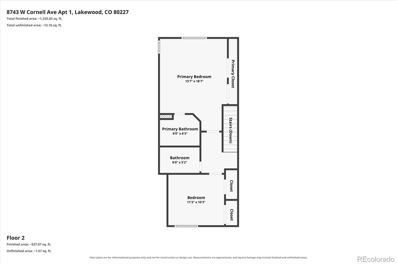 8743 W Cornell Avenue Unit: 1