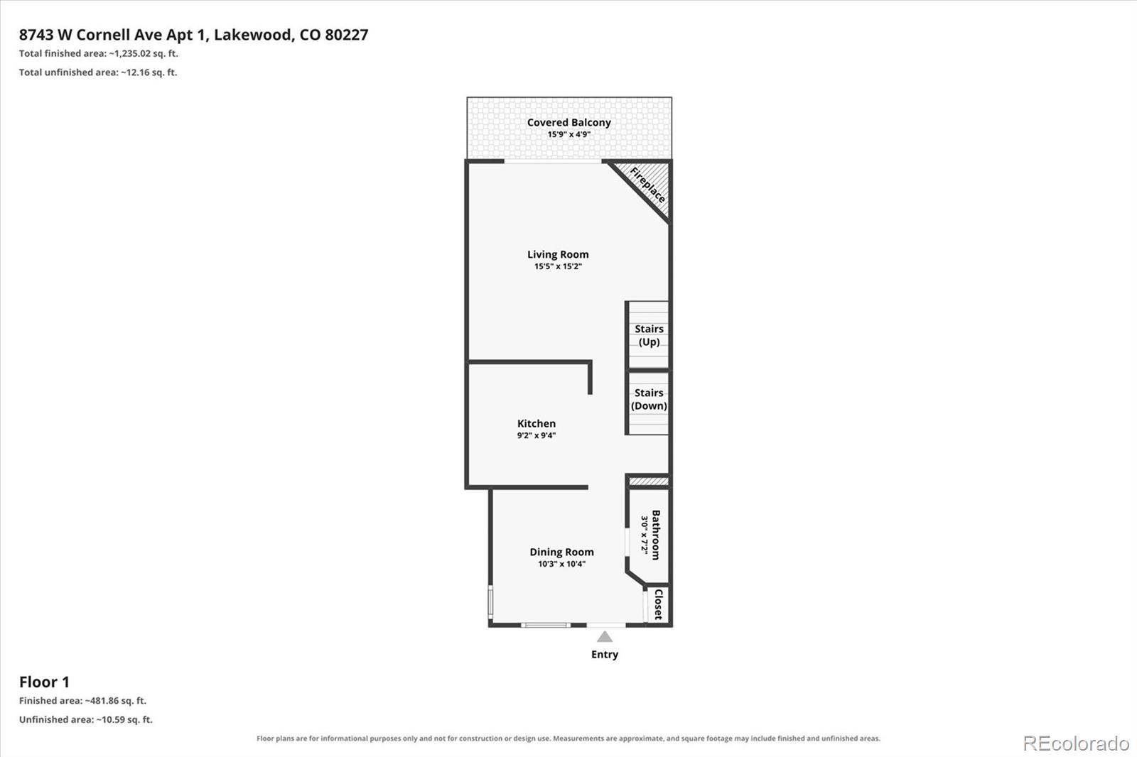 8743 W Cornell Avenue Unit: 1