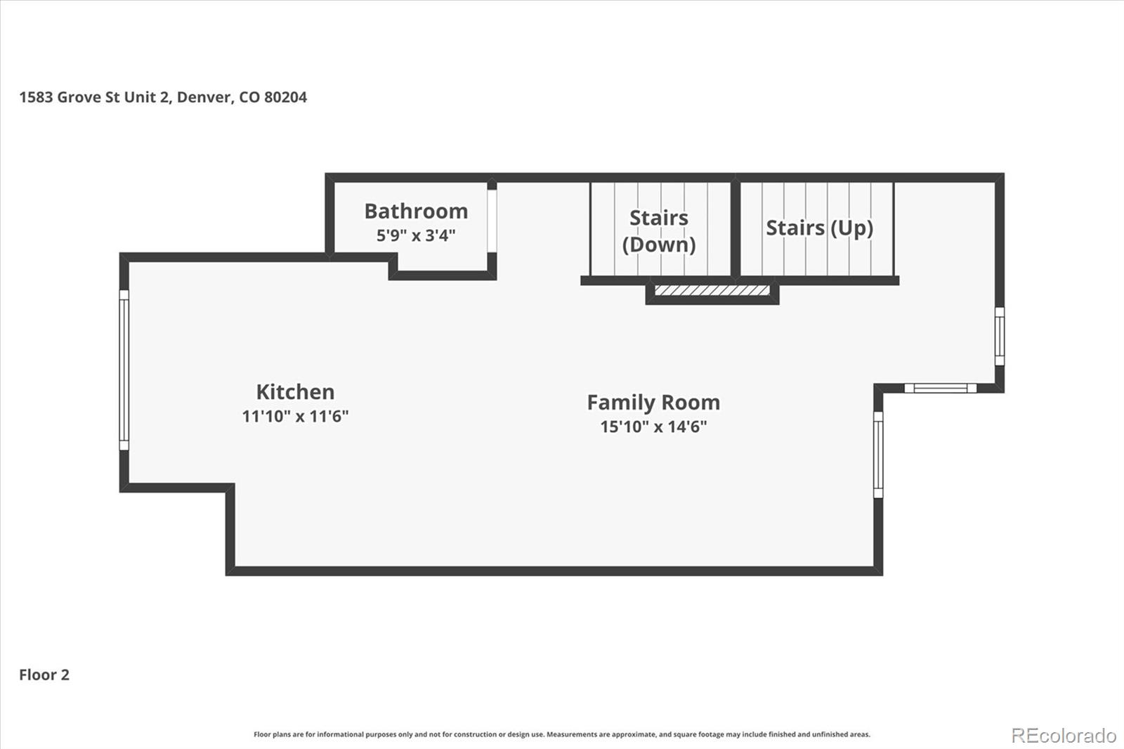1583 Grove Street Unit: 2
