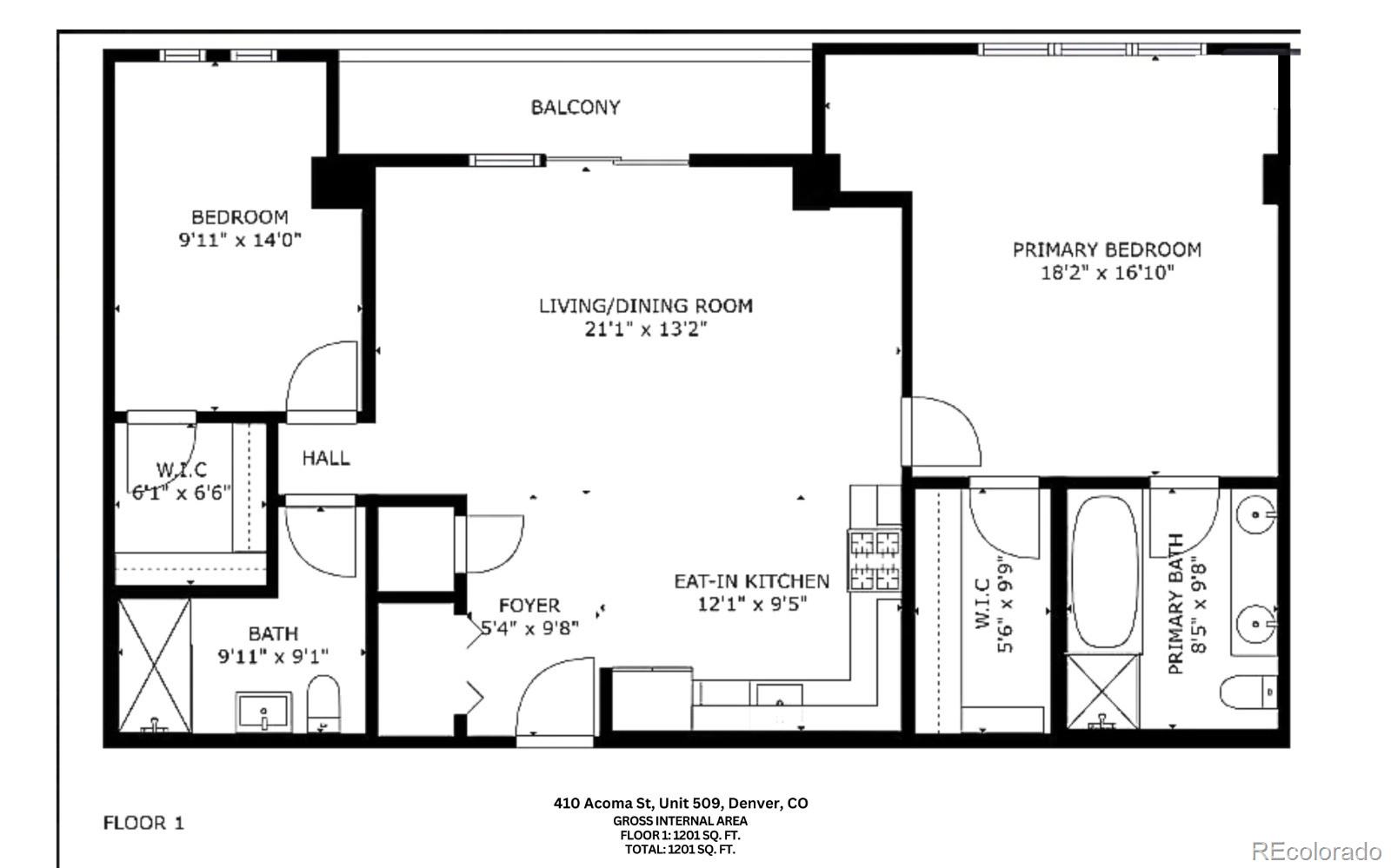 410 Acoma Street Unit: 509