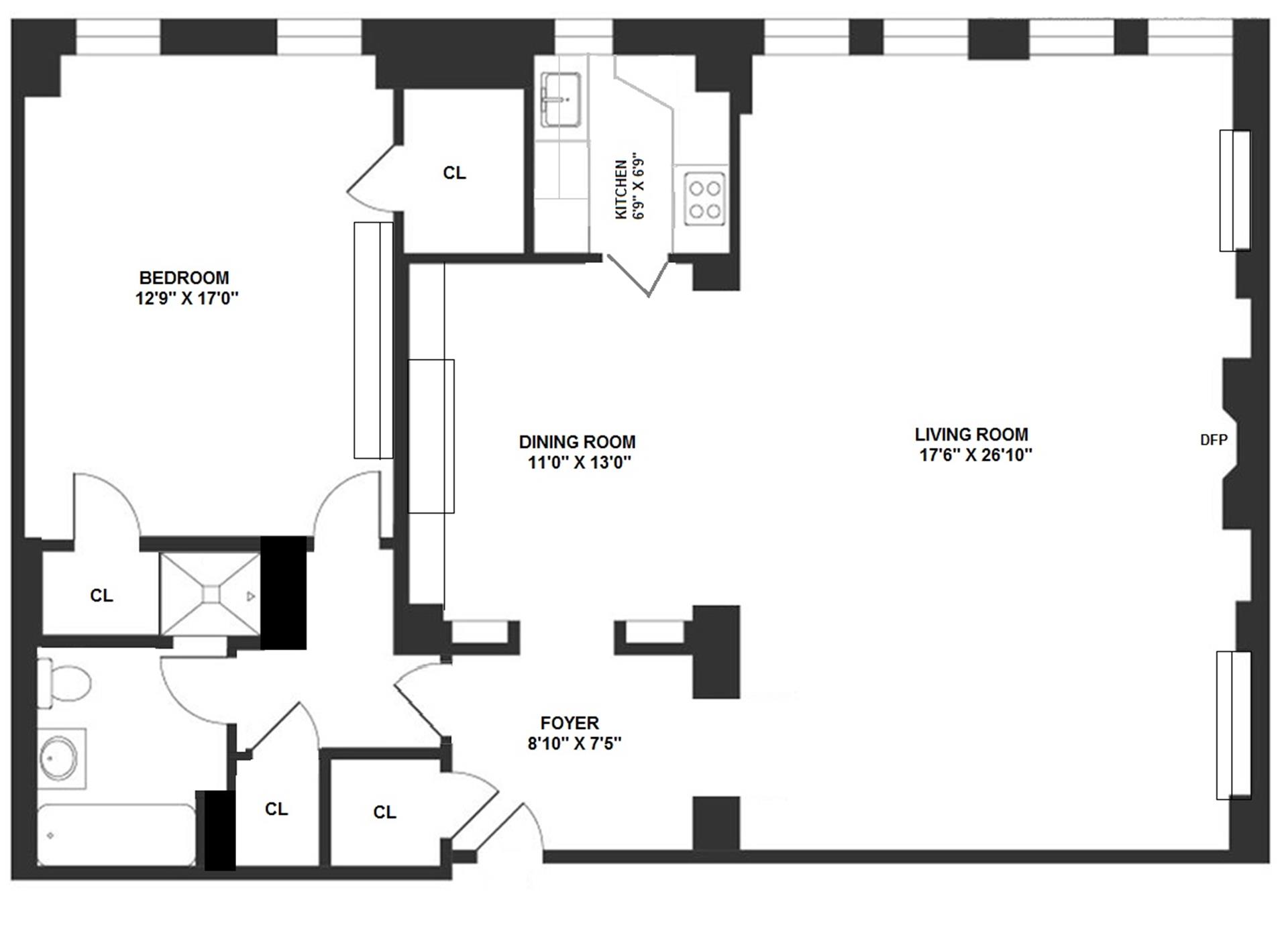 350 W 57TH Street 12I