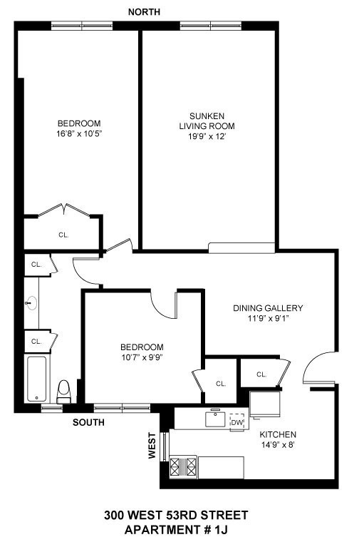 300 W 53rd Street 1J