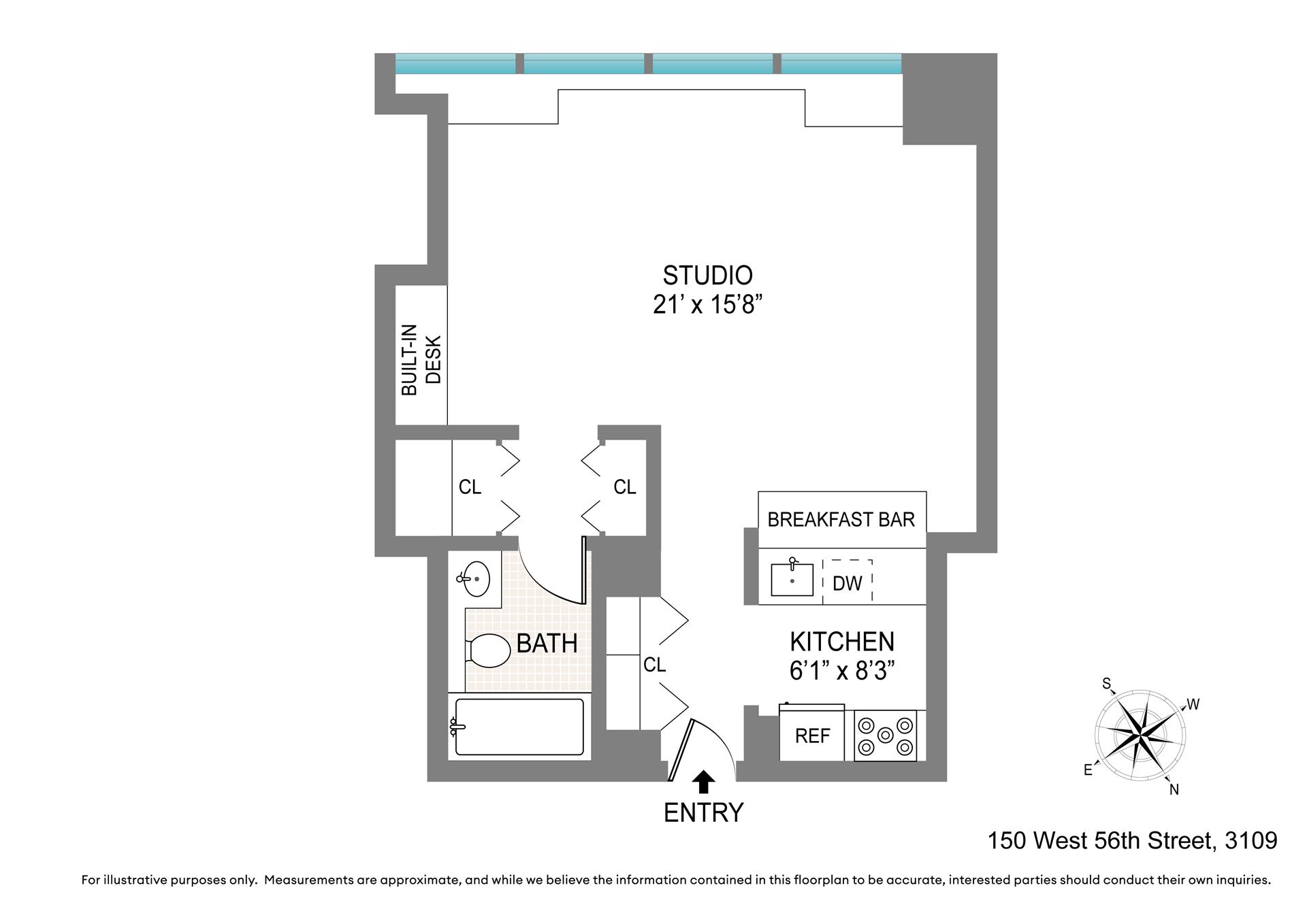 150 W 56TH Street 3109