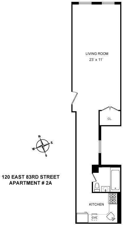 120 E 83rd Street 2A
