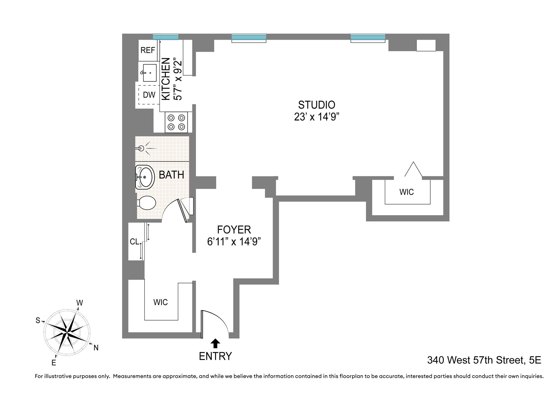 340 W 57TH Street 5E