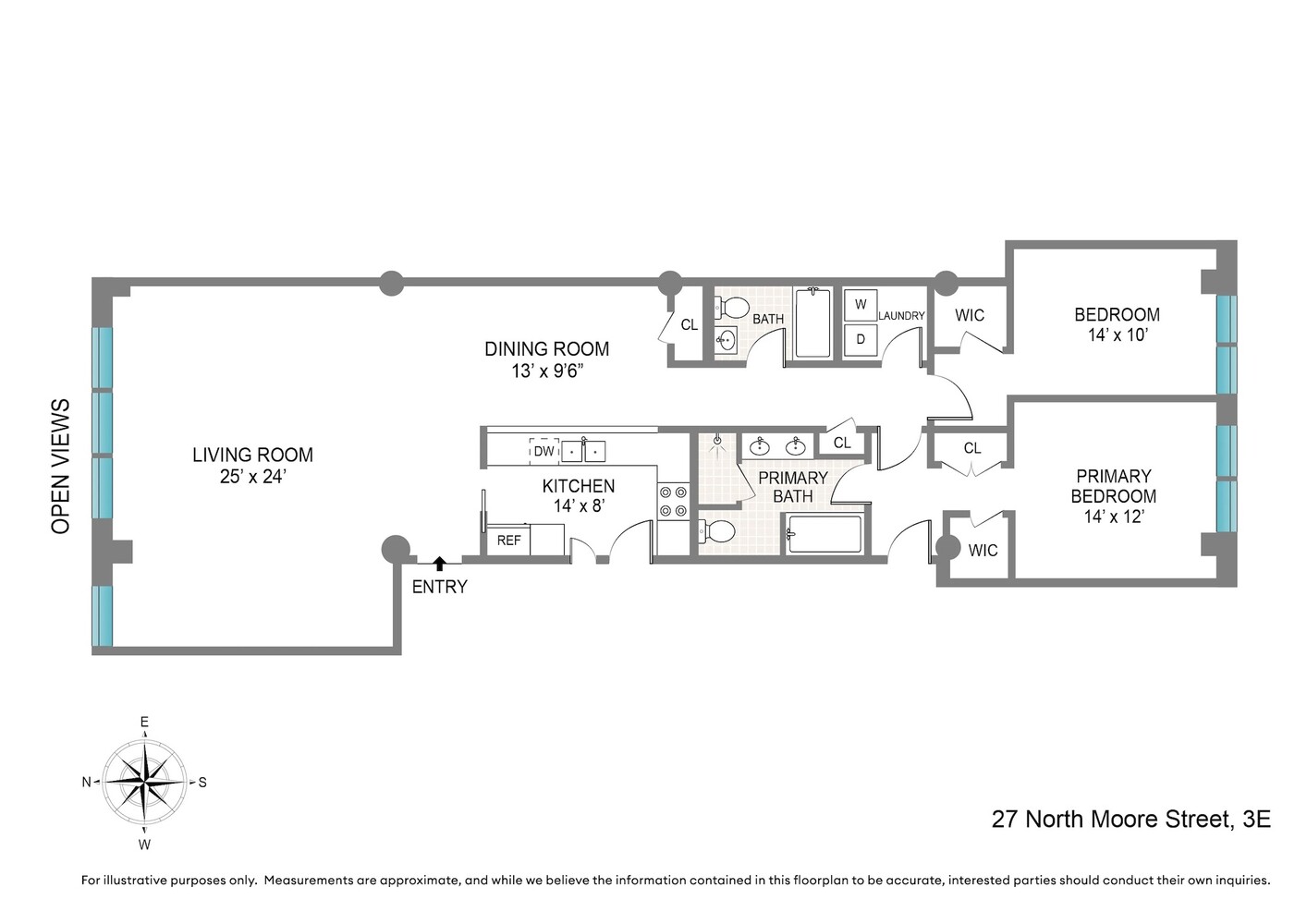 27 N MOORE Street 3E