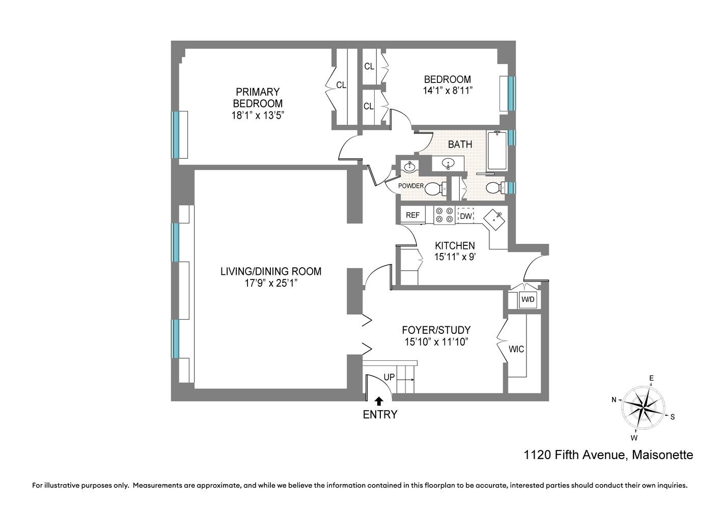 1120 5TH Avenue MAISONETTE