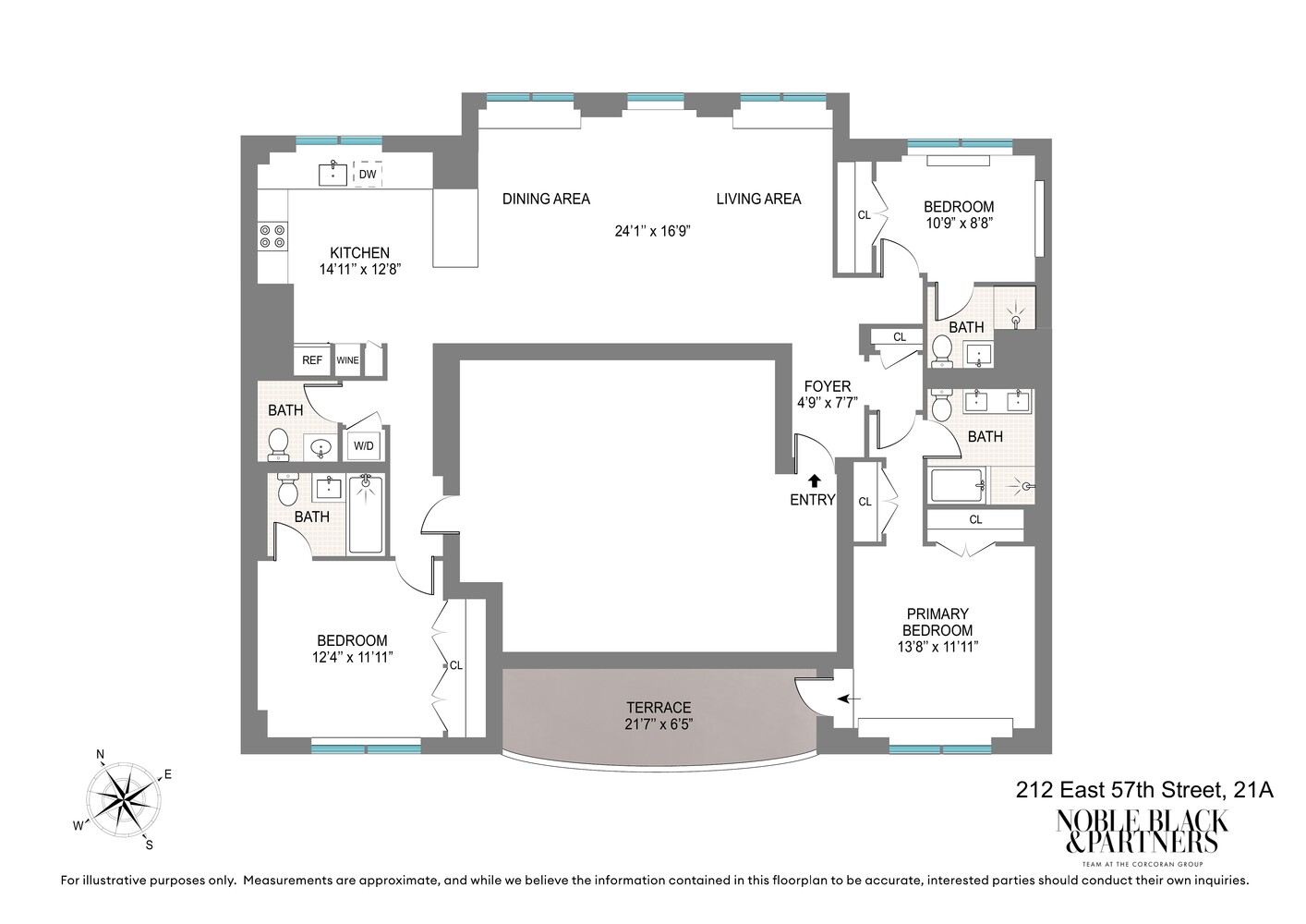 212 E 57TH Street 21A