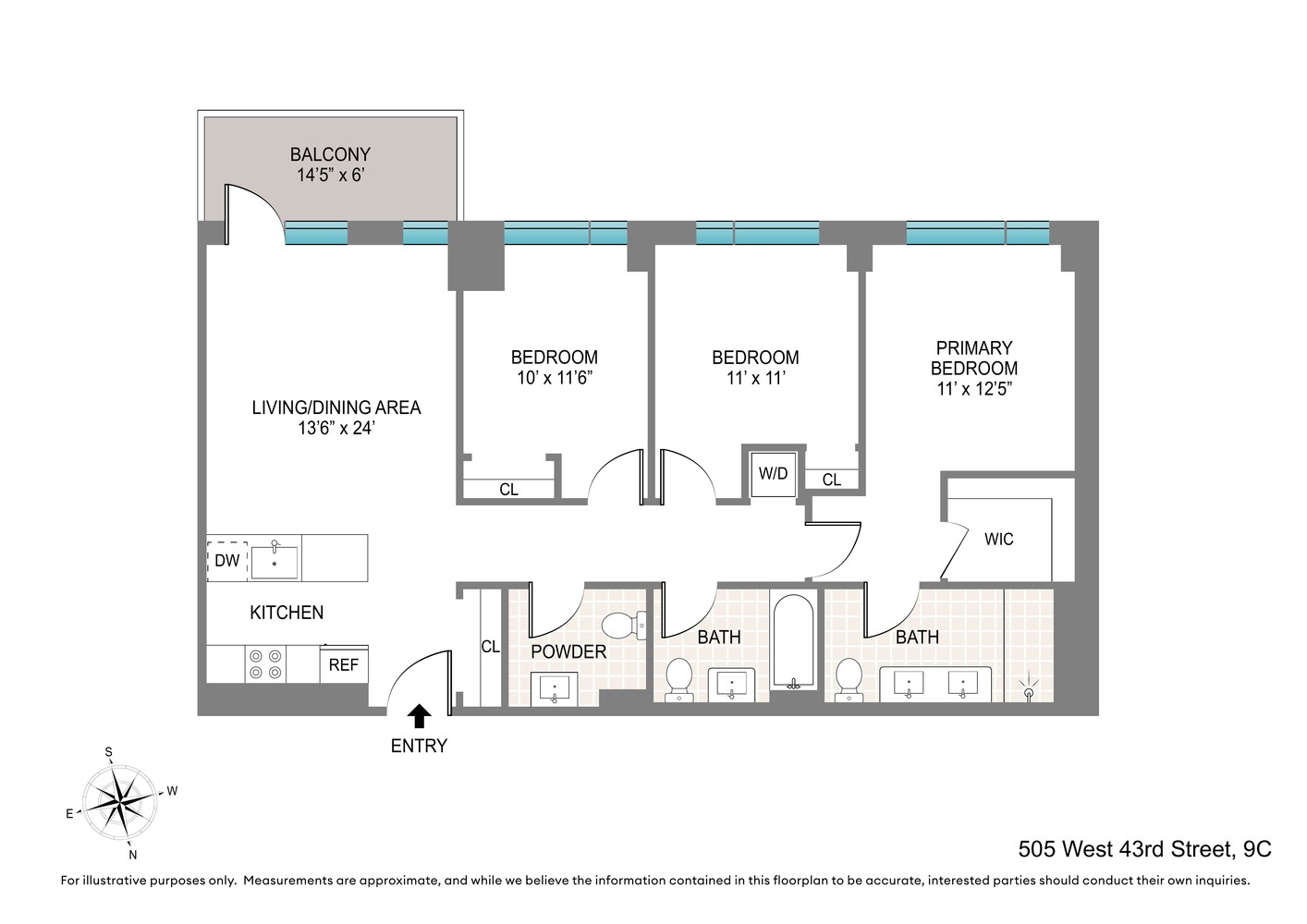 505 W 43RD Street 9C